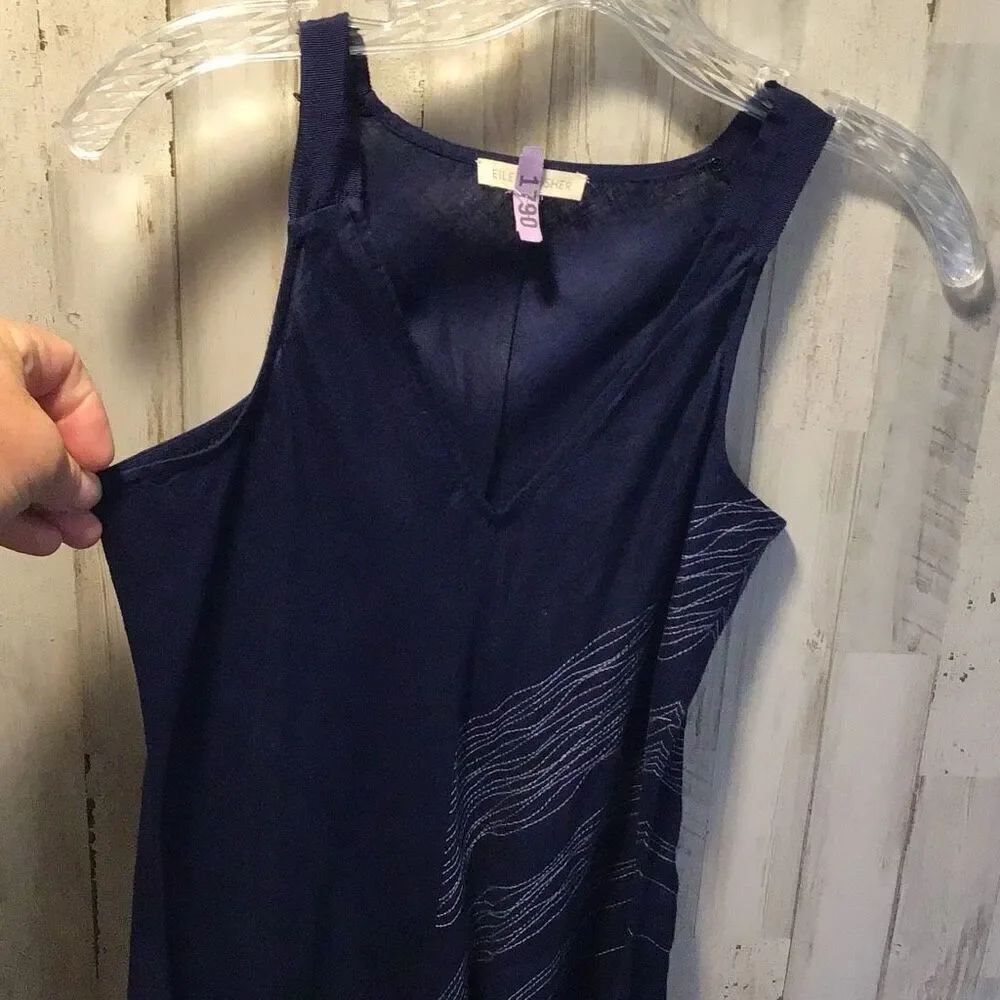 Beautiful blue flared dress but Eileen fisher size 2X small